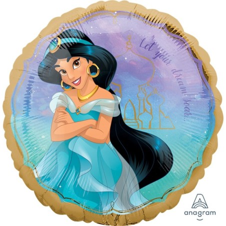 Ballon Rond Jasmine – Princesse Disney – Anagram