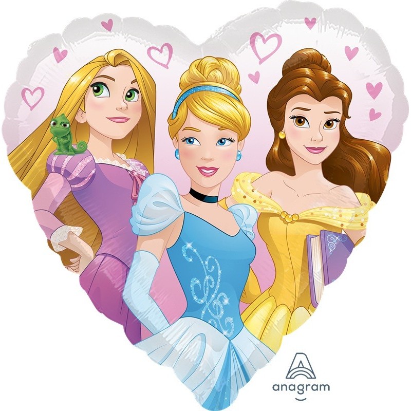 Ballon Coeur Princesses Disney Once Upon A time