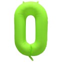 Ballon Alu Chiffre 0 Vert Fluo 86 cm – Riethmüller