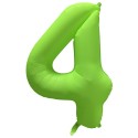 Ballon Alu Chiffre 4 Vert Fluo Néon 86 cm – Riethmüller