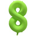 Ballon Alu Chiffre 8 Vert Fluo Néon 86 cm – Riethmüller