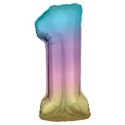 Ballon Alu Chiffre 1 Arc-en-Ciel 86 cm – Riethmüller