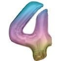 Ballon Alu Chiffre 4 Arc-en-Ciel 86 cm – Riethmüller