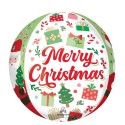 Ballon XL Orbz Noël Père Noël Vert & Rouge – Anagram