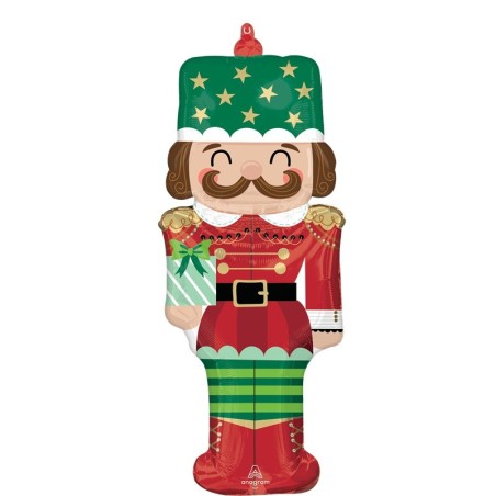 Ballon XL Casse-Noisettes Noël Rouge & Vert – Anagram