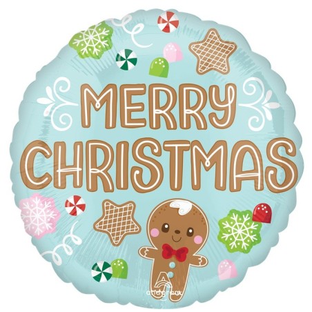 Ballon Rond Pain d’Épice Noël Baking Spirits Bright – Anagram