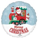 Ballon Rond Train North Pole Express Noël – Anagram