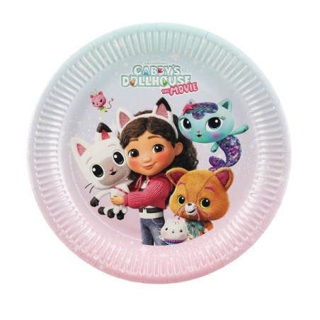 Assiettes en Papier Gabby’s Dollhouse – 23 cm – Lot de 6 – Party Deco