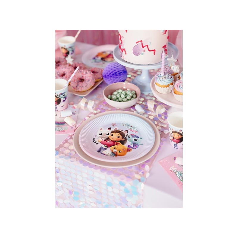 Assiettes en Papier Gabby’s Dollhouse – 23 cm – Lot de 6 – Party Deco