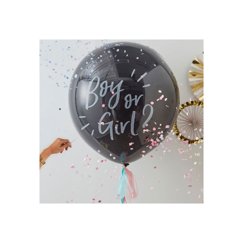 Ballon Gender Reveal XXL « Boy or Girl ? » – Ginger Ray