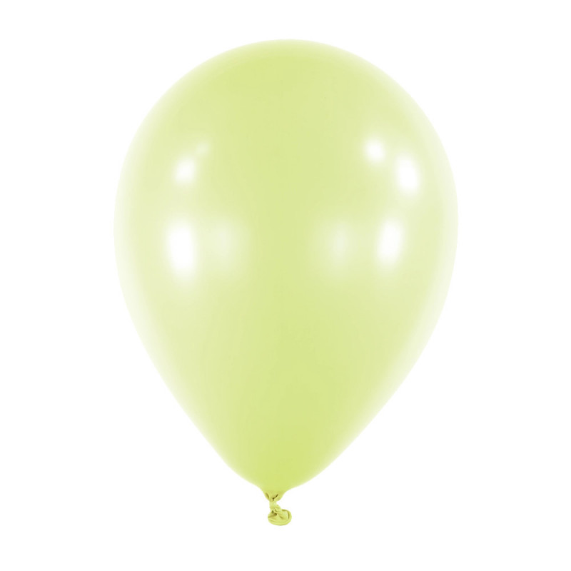 Ballons latex 11" ROND - 28CM  - Vert pistache Pistachio