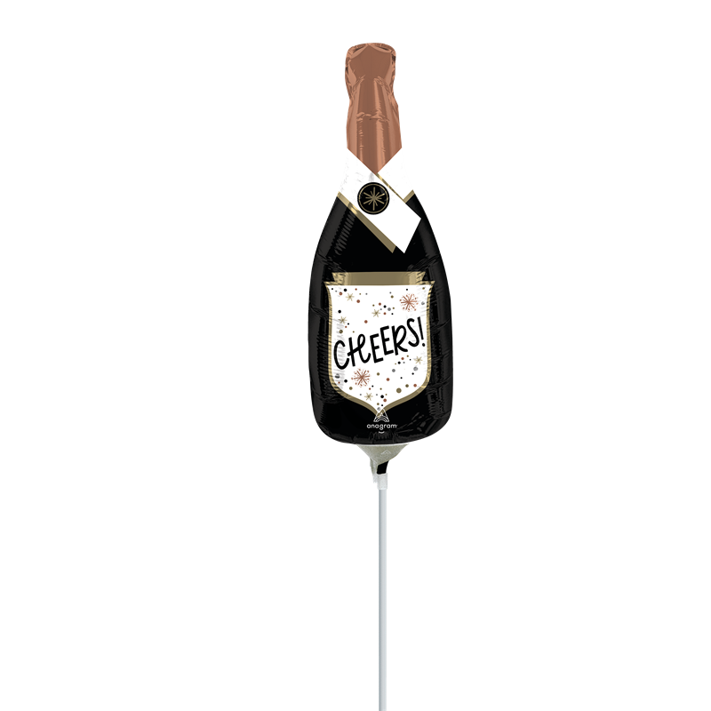 Ballon Alu Bouteille Noire Cheers – Anagram