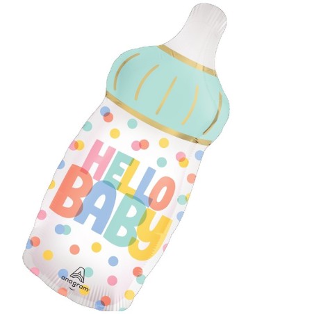 Ballon Alu SuperShape Biberon Hello Baby – Anagram