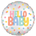 Ballon Alu Standard Rond Hello Baby – Anagram