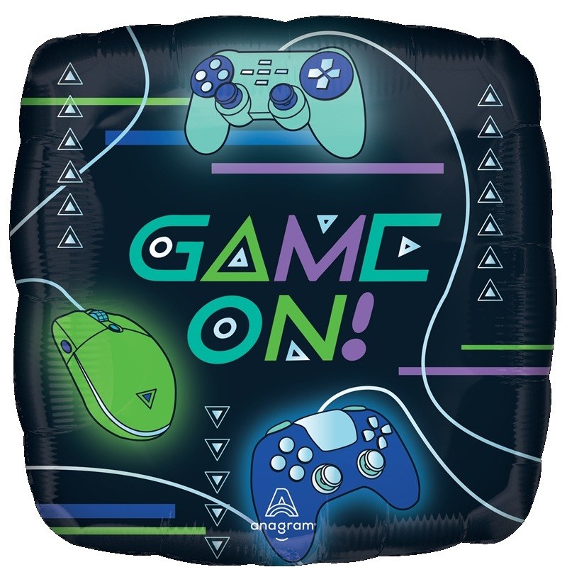 Ballon Alu Carré Jumbo Game On – Anagram
