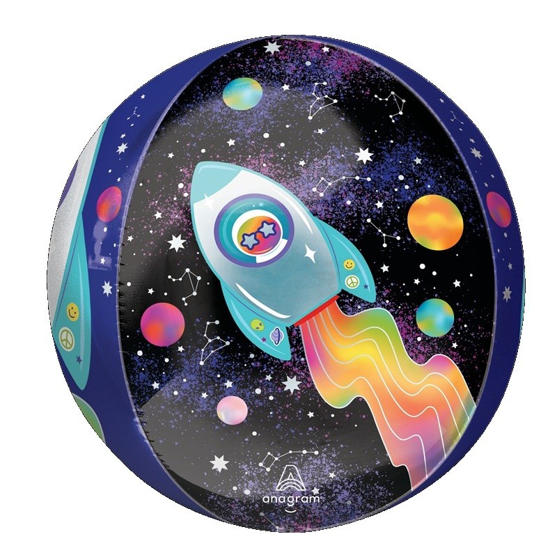 Ballon Alu Orbz Espace & Fusée – Anagram