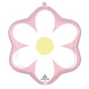 Ballon Alu SuperShape Fleur Rose et Jaune – Anagram