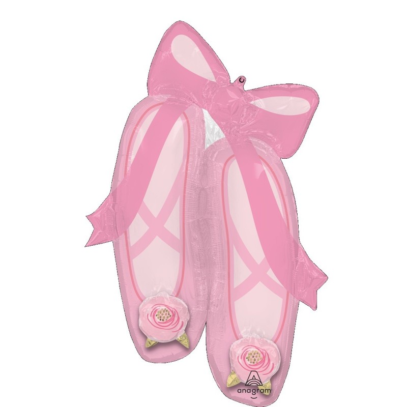 Ballon Alu SuperShape  Ballerines Roses – Anagram