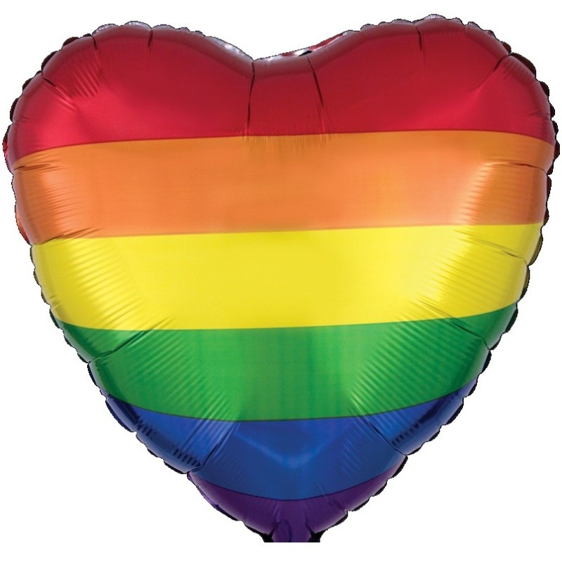 Ballon Alu Coeur Multicolore – Anagram