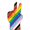Ballon Alu SuperShape Peace Multicolore – Anagram
