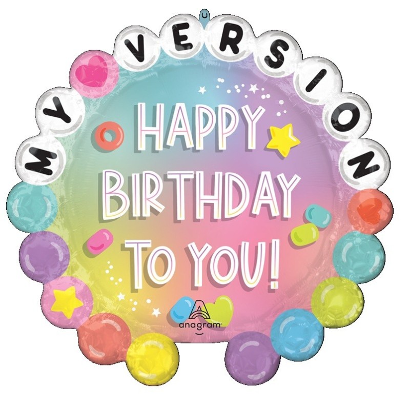 Ballon Alu XL Anniversaire Friendship – Anagram