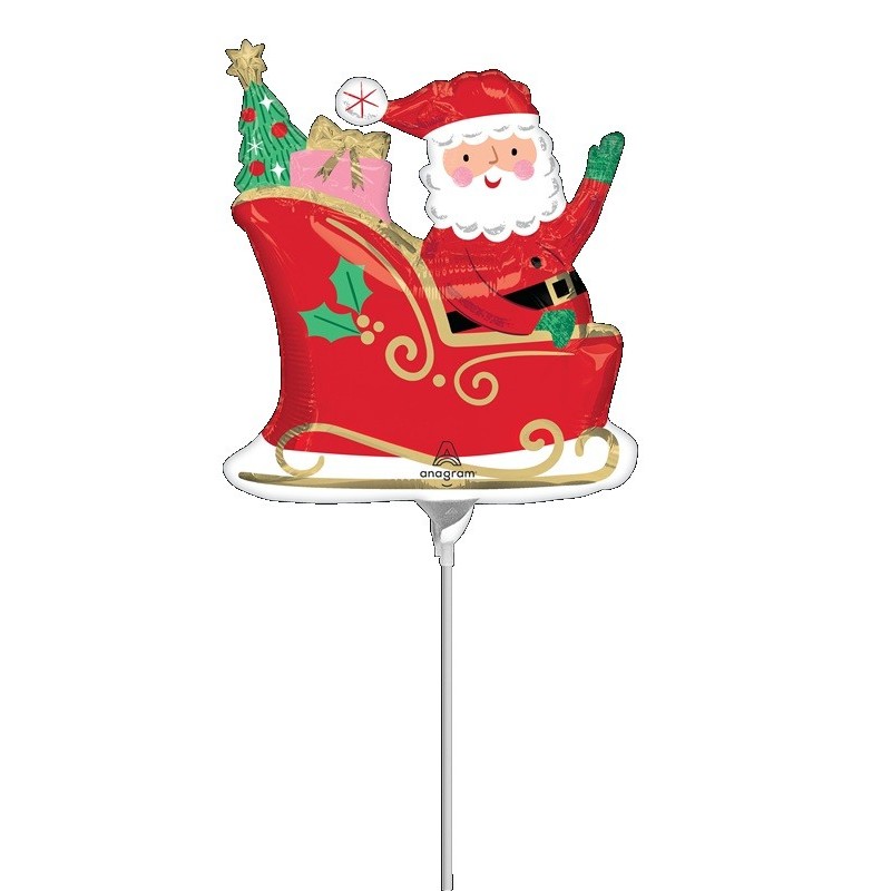 Mini Ballon Alu Père Noël - Anagram
