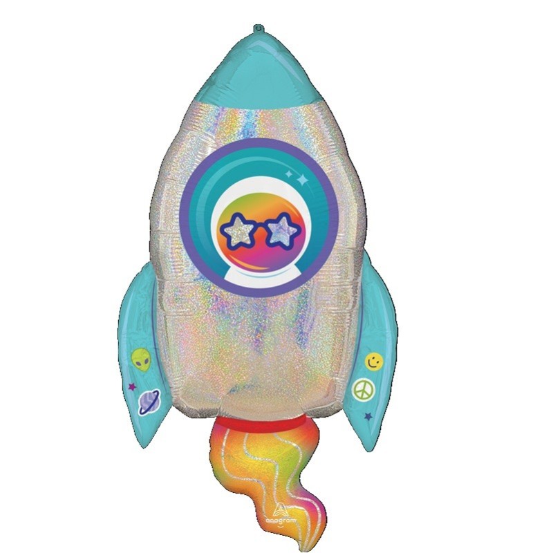 Ballon Alu SuperShape Fusée – Anagram