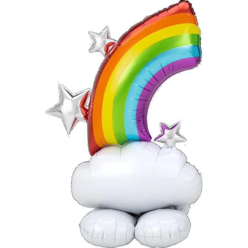 Ballon Alu AirLoonz Nuage Arc-en-Ciel – Anagram