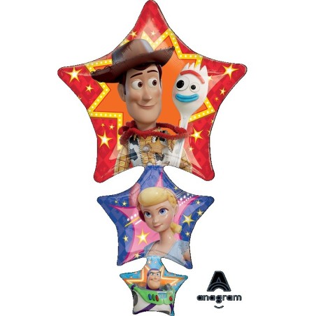 Ballon Alu SuperShape Toy Story Étoile avec Personnages – Anagram