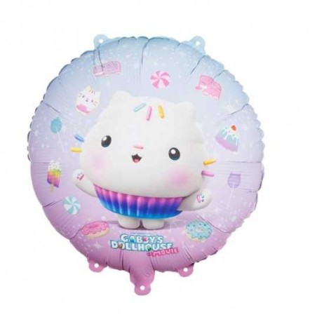 Ballon Alu Cœur Gabby's Dollhouse – 35 cm – Party Deco