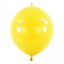 Ballons latex  à queue 12" - 30CM LINK - jaune Sunshine Yellow Anagram