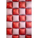 4 Ballons Carré Rose et Rouge - Mur de ballons mylar - Party Deco