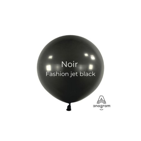 Ballons Latex 18" - 45 cm Noir Anagram