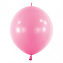 Ballons latex  à queue 12" - 30CM LINK - rose clair Pink Anagram