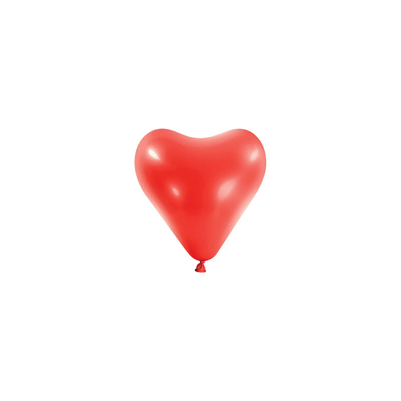 Ballons latex  8" - 20CM Coeur - rouge Apple Red Heart Anagram