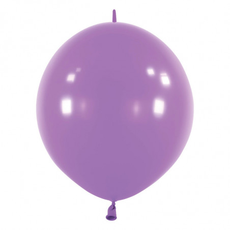 Ballons latex  à queue   12" - 30CM LINK - violet Purple Anagram