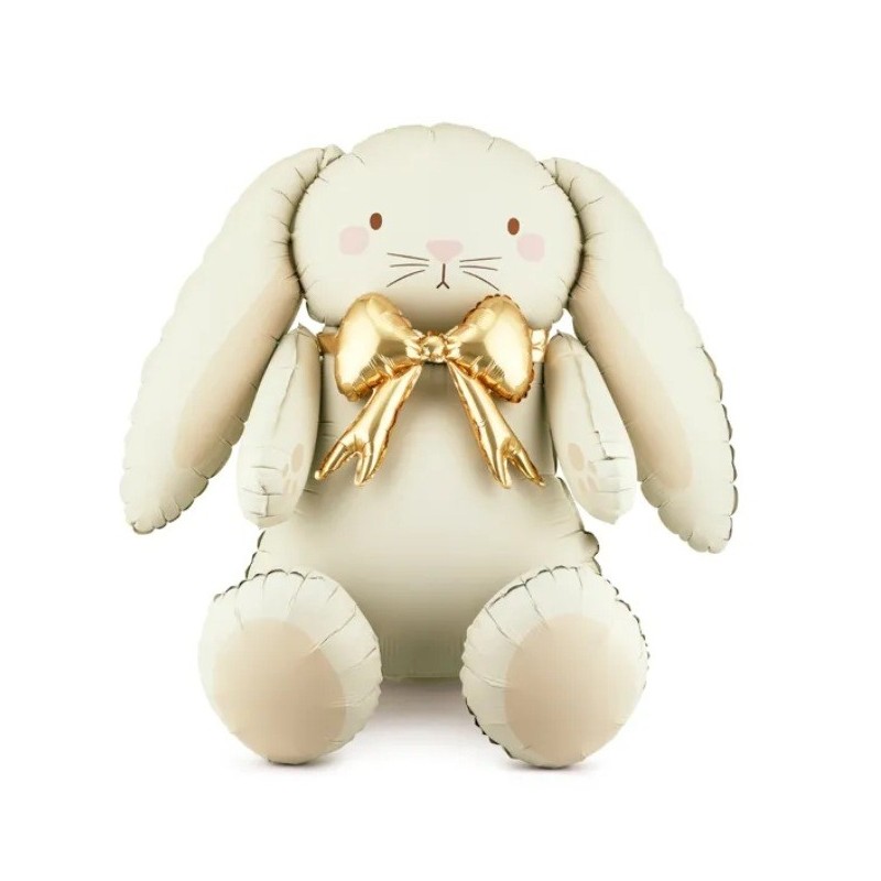 Ballon Airloons Aluminium Debout Lapin Beige – Party Deco