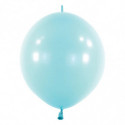 Ballons latex  à queue  12" - 30CM LINK - bleu clair Pastel Blue Anagram