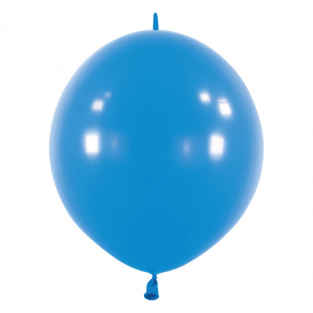 Ballons latex   à queue 12" - 30CM LINK - bleu Bright Royal Blue Anagram