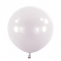 Ballons latex 24" ROND - 60CM  - Crème Galactic Lilac Anagram