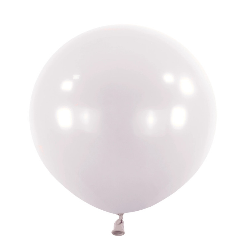 Ballons latex 24" ROND - 60CM  - Crème Galactic Lilac Anagram
