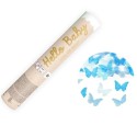 Canon à Confettis Gender Reveal Garçon Bleu 20 cm – Party Deco