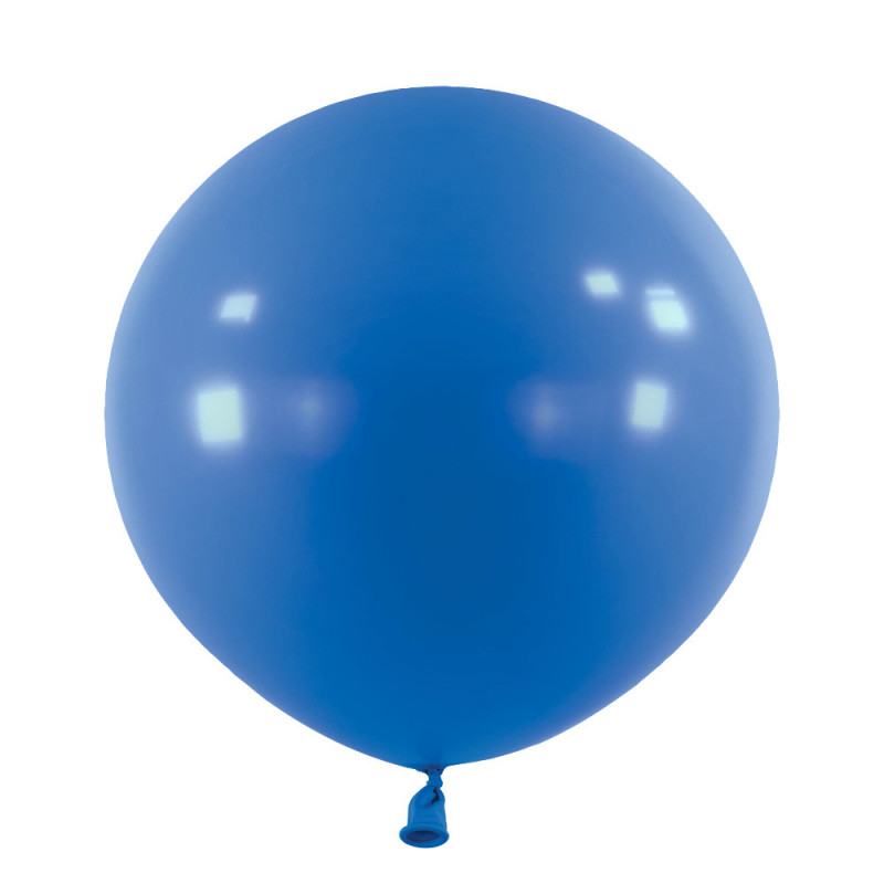 Ballons latex 24" ROND - 60CM - Bleu Foncé Ocean Blue Anagram