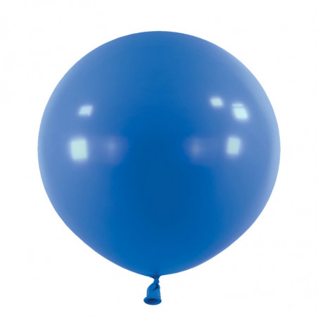 Ballons latex 24" ROND - 60CM - Bleu Foncé Ocean Blue Anagram