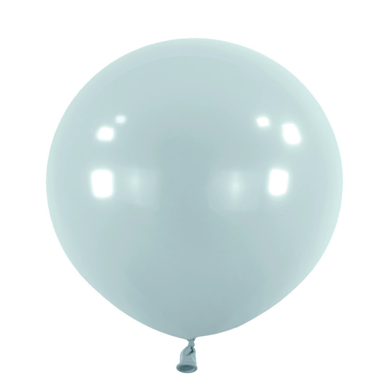 Ballons latex 24" ROND - 60CM - Bleu glacial Dusty Blue Anagram
