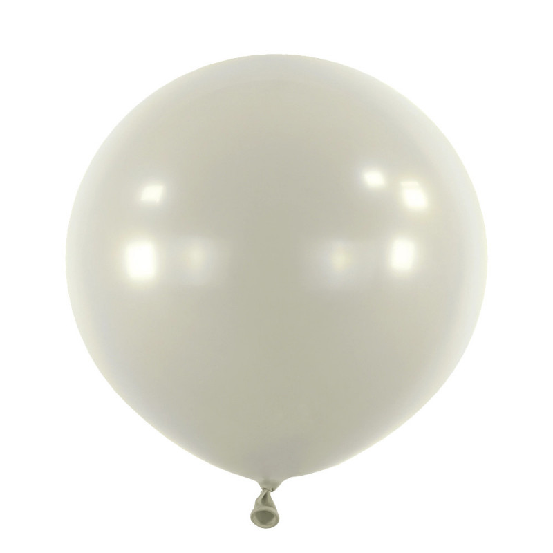 Ballons latex 24" ROND - 60CM - Gris clair Grey Anagram