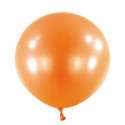 Ballons latex 24" ROND - 60CM - Mandarine nacré Metallic Tangerine Anagram
