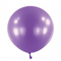 Ballons latex  24" ROND - 60CM - Violet nacré Metallic Purple Anagram