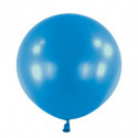 Ballons latex  24" ROND - 60CM - Bleu foncé nacré Metallic Bright Royal Blue Anagram