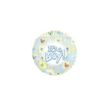 Ballon Rond It’s a Boy Pastel 45 cm – Creative Party